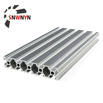 20100 Aliuminio Profilių Ekstruzijos Ilgis 100-1000mm Europos Standartą Anoduoto Linijinis Geležinkelių 