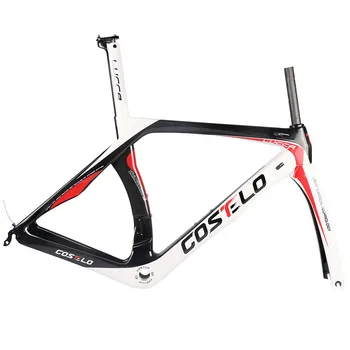 2016 costelo lucca anglies 1000 kelių dviratį rėmelių costole dviračio rėmas Visiškai T1000 anglies pluošto dviračio rėmą bb30