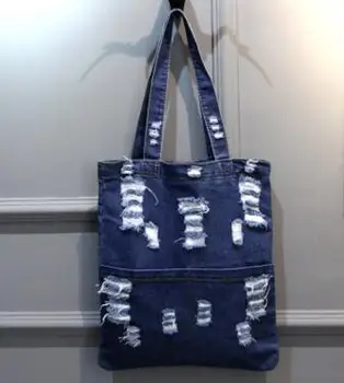2017 nauja drobė maišelis moterų pečių skylę retro kaubojus maišelį, Pietų Korėjos aplinkos pirkinių krepšys krepšys