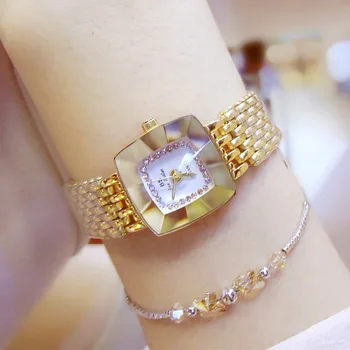 2017 Prekės Elegantiškas Aukso Žiūrėti Moterų Mados Prabangių Kvarco Žiūrėti Laikrodis Moterų Atsitiktinis Moterų Laikrodžiai Laikrodžiai relogio feminino