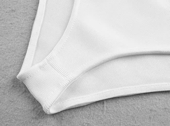 2018 moterų Maudymosi kostiumai Seksualus gilus v supjaustyti vientisi maudymosi kostiumėlį Backless maudymosi kostiumėlį, Baltas Maudymosi kostiumą, moteris Monokini tvarstis bodysuit