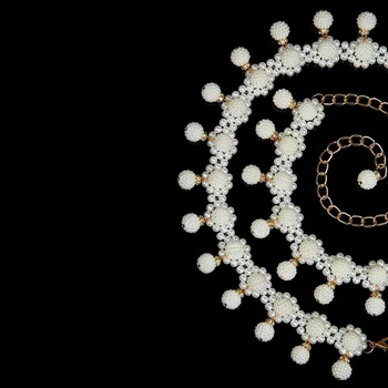 2018 Naujausias Moterims Pilvo Šokis Papuošalai Kristalų Grandinės Priedai Kalnų Krištolas Pearl Diržus, Pilvo Šokio Juosmens Diržas Baltųjų Perlų Dekoras