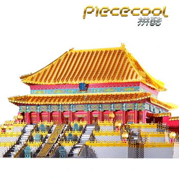 2018 Piececool 3D Metalo Įspūdį Salė aukščiausios Harmonijos kūrimo modelis 