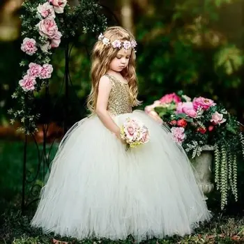 2019 aukštos kokybės Princesė Vaikams, Kūdikių Mergaitės Kietas Šalis Suknelė Atsitiktinis Blizgančiais Sundress Kostiumas 2-8T Vaikas Mergaitės Suknelė