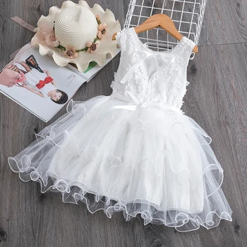2019 Baby Girl Suknelė Ilgomis Rankovėmis Princesė Kostiumas Vaikams Drabužių Mergina Šalis Suknelės Vaikams Boutique Drabužių 2 3 4 5 6 Metų
