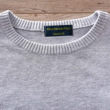 2019 m. rudenį ir žiemą ilgomis rankovėmis vientisos spalvos naujas O-kaklo megztinis prekės bazė Medvilnės megzti megztinis vyrams viršuje, vyriški drabužiai