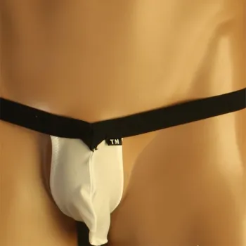 2019 Mens Lingerie Kelnaitės Mažos Pakilti Jockstraps Atvira nugara Ruožas Bikini G-string Thong String Homme Sexy Gay apatinės Kelnės Apatiniai