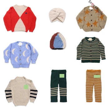 2019 Nauja Rudens Žiemos BC Prekės Vaikams Megztiniai Berniukams, Mergaitėms Mados Spausdinti megztiniai Megztinis Baby Vaikų vatos Pagaliukai Drabužiai