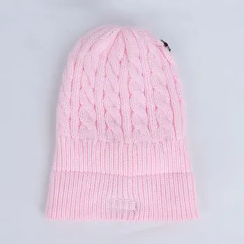 2019 nauja vaikų megzti skrybėlę žiemos berniukų ir mergaičių pompom medvilnės skrybėlę mielas kūdikis etiketės vaikų žiemos skrybėlę lauko šiltas, įdomus skrybėlę