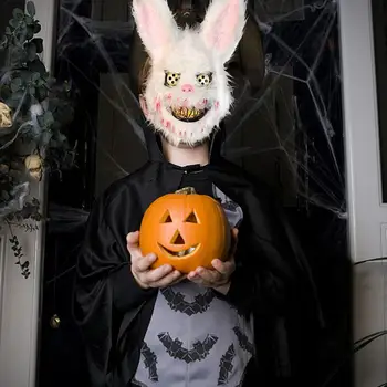2019 Naujas Halloween Mask Kruvinas Žudikas Triušis Kaukė Helovinas Pliušinis Cosplay Siaubo Kaukė Vaikams, Suaugusiems