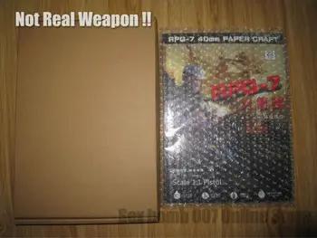 2019 Naujas Mastelis RPG-7 Raketų Paleidimo Bazooka Žurnalas 3D Popieriaus Amatų Modelių Rankų darbo žaislas 