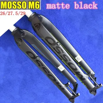 2019 Naujas Mosso M6 MTB/Road Bike Šakutės 26 27.5 29 er tiesus vamzdis ultra-light šakutės pakaba priekinė aliuminio Dviračių priedų