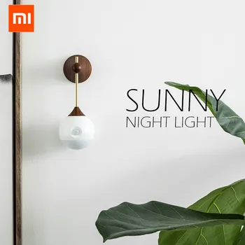 2019 Xiaomi Mijia Saulėtas Smart Jutiklis Nakties Šviesos Spindulių Indukcijos USB Įkrovimo Nuimamas Naktį Lempa xiaomi 