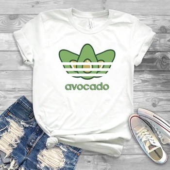 2020 Avokado Marškinėliai Juokinga Veganų T-Shirt Mielas Vegetaras Marškinėliai Avokado Meilužio Dovana Guacamole Tee