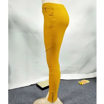 2020 Elastingumą Atsitiktinis Liesas Moterų Kelnes Capris Kelnės Moterims Pantalones Dirbti Aukšto Juosmens Pantalon Sweatpants Chaki Rudenį