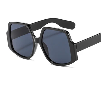 2020 juodi akiniai nuo saulės moterims, prabangos prekės ženklo Naujų Mados Aikštė Gradientas atspalvių moterų didmeninės Moterų akiniai nuo saulės