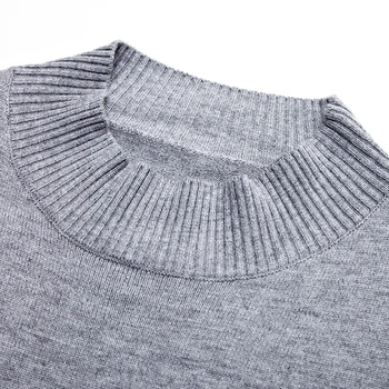 2020 Karšto Trumpomis Rankovėmis Megztinis Golfo Žiemos Vyrų Sweater Mens Jersey Megzti Megztiniai Vyrų Slim Fit Trikotažas Storio Madas