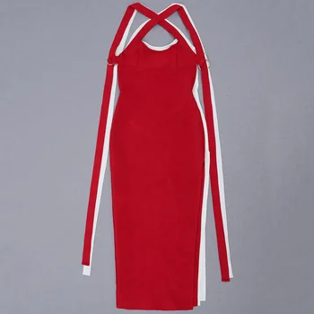 2020 m. nauja suknelė įžymybė šalies stora suknelė seksualus backless rankovių vientisos spalvos suknelė šalies Klubą suknelė Vestidos