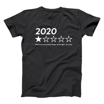 2020 m. VIENAS ŽVAIGŽDUČIŲ APŽVALGA LABAI BLOGAI, T-marškinėliai Vyrams/Moterims vatos Pagaliukai Tees Print T shirt Vyrai laisvi marškinėliai Homme Tshirts Plius Dydis XS-3XL
