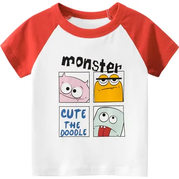 2020 metų vasaros vaikai viršūnes berniukų marškinėliai bamblys mergina tees animacinių filmų marškinėliai mergaitėms medvilnės vaikų t marškinėliai kūdikiui berniukas mergaičių drabužiai