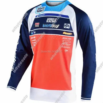2020 Motokroso Jersey ilgomis Rankovėmis Lenktynių enduro GP Drabužius Quick Dry Dviratį Motociklams Kalnų MTB jersey