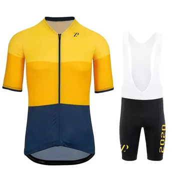 2020 Nauja komanda Raudax dviračių džersis 19D dviračių šortai nustatyti Ropa Ciclismo vyrų MTB vasaros pro cycling Maillot apačioje drabužiai