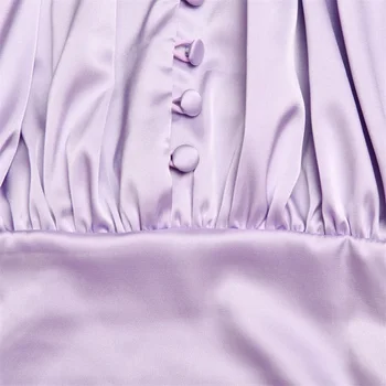 2020 Nauja Violetinė Suknelė Moterims Ilgomis Rankovėmis Seksualus, O Kaklo Ruched Rudens Žiemos Suknelės Elegantiškas Įžymybė Šalies Klubas Mini Vestidos