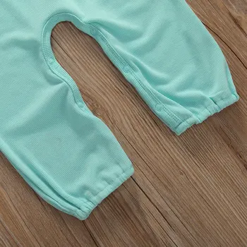 2020 Naujas 3Colors Baby Girl Vaikai Kietas Romper Jumpsuit Bodysuit Playsuit Vasaros Drabužių Komplektus