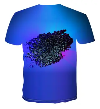 2020 Naujas 3D vyriški T-shirt Vasaros Atsitiktinis Naujų vyriški T-shirt Paprasta Hip-Hop Street Drabužių trumpomis Rankovėmis T-shirt S-6XL