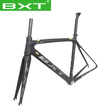 2020 naujas BXT T800 anglies kelių dviratį frameHead Dydis 1-1/8to 1/1/2 BSA Galiniai Tarpai 130*9mm anglies kelių kadrų