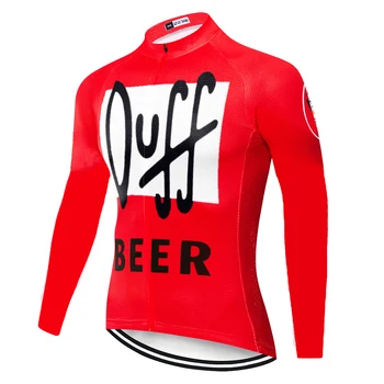 2020 Naujas Duff alaus komanda dviračių džersis vasarą, pavasarį ilgomis rankovėmis maillot mtb hombre Moutain kvėpuojantis dviračių džersis hombre