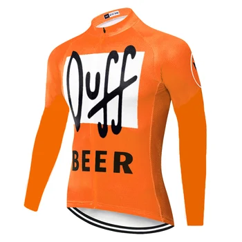 2020 Naujas Duff alaus komanda dviračių džersis vasarą, pavasarį ilgomis rankovėmis maillot mtb hombre Moutain kvėpuojantis dviračių džersis hombre