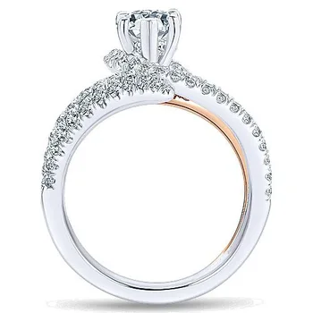 2020 naujas prabangus rožių aukso, sidabro spalva kriaušė vestuvinis žiedas afrikos nuotakos moterims lady jubiliejų dovana, papuošalai R5413