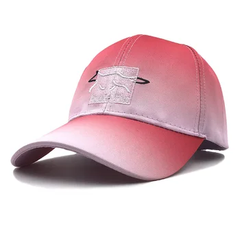 2020 naujas Prekės ženklas Beisbolo kepuraitę Moterų Snapback skrybėlę Vyrų Trucker Gradientas Medvilnės fox Siuvinėjimo Casquette Kaulų Laišką Tėtis Bžūp