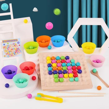 2020 Naujas Rankas Smegenų Mokymo Įrašą Karoliukai Matematikos Žaislas Švietimo Montessori Spalva Rūšiavimo Mediniai Žaislai Žaidimas Vaikų Dovana Žaislai