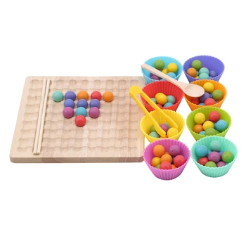 2020 Naujas Rankas Smegenų Mokymo Įrašą Karoliukai Matematikos Žaislas Švietimo Montessori Spalva Rūšiavimo Mediniai Žaislai Žaidimas Vaikų Dovana Žaislai