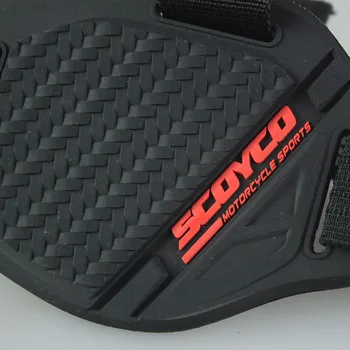 2020 Naujas SCOYCO motociklo pavarų apsauginės rankovės remti guminiai batai Guadang guminiai batai apsaugoti rankovės blokavimas