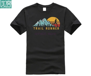 2020 Naujas Vasaros Atsitiktinis Marškinėliai Trail Runner - Retro Stiliaus Derliaus Frakcija T-Shirt