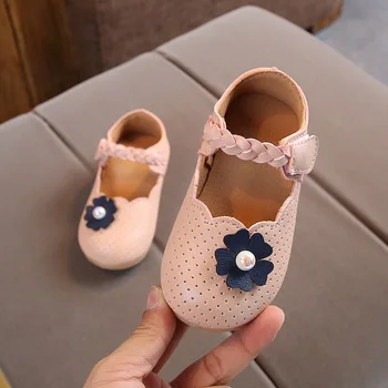 2020 nauji vaikai, kūdikis, kūdikis mergaitė, vieną odiniai batai mergina kvėpuojantis pearl suknelė bateliai naujas 1 2 3 metus naujas
