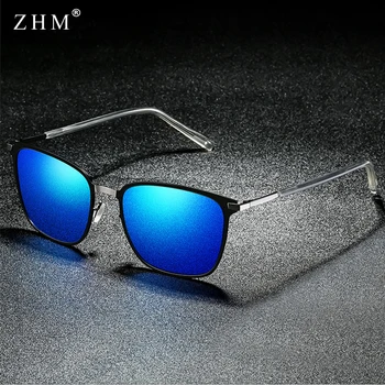 2020 Naują Atvykimo Stilingas Poliarizuoti Akiniai nuo saulės Vyrams Aikštėje Metalo Rėmas Pilkas Akinių mados Vyrų Vairuotojo vairavimo UV400 akiniai nuo saulės