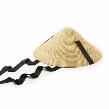 2020 Naujų Tėvų-vaikų šiaudines Skrybėles Merginos Įgaubtas Dosa Skrybėlę Moterų Mados Tvarstis Vasaros Saulė Kelionės Paplūdimio Skrybėlę Platus Kraštų Kibiras