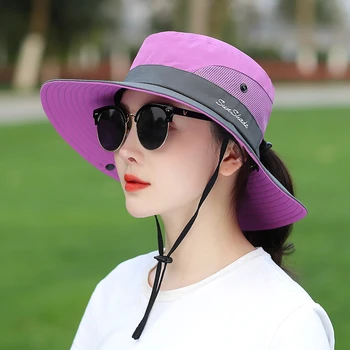 2020 Paprasta UPF 50+ Saulės Skrybėlę Kibirą Vasaros Vyrai Moterys Žvejybos Boonie Hat Saulės UV Apsauga Ilgai Didelio Masto Kraštų Bob Pėsčiųjų Lauko