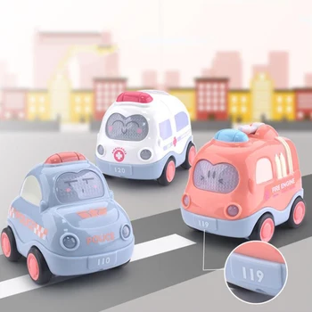 2020 Pop Pardavimo Vaikų Miusic Žaislas Automobilis Sunkvežimis Inercijos, Trinties Galios Transporto Priemonių Ugnies Sunkvežimių Automobilio Modelį Kalėdų Dovana Vaikams Berniukams
