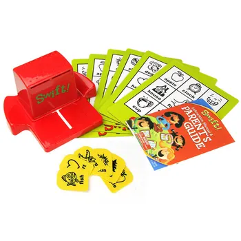 2020 Populiarus Mokymosi Swift Bingo Zingo Šeimos Stalo Žaidimas Eudcational Įspūdį Žodžių Atitikimo Žaislai Su Būda Paketą, Skirtą Vaikų Dovanų