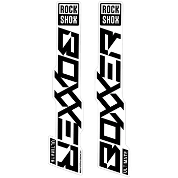 2020 Rockshox boxxer priekinės šakės lipdukas Savarankiškai kalnų kalnų dviračio priekinės šakės lipdukai po vandeniui skaidrus apačioje