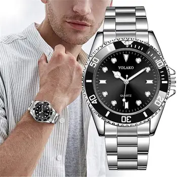 2020 Vyrai Žiūrėti Prabanga Gyvenimo Vandeniui Verslo Rankiniai Laikrodžiai Vyrams iš nerūdijančio plieno Laikrodis Suknelė Žiūrėti relogio masculino reloj