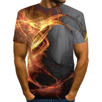 2020 vyriški Marškinėliai 3D Atspausdintas Kietas Spalvinga Debesis Marškinėlius trumpomis Rankovėmis Juokinga Dizaino Laisvalaikio Viršūnes Tees Vyrų marškinėliai 6xl