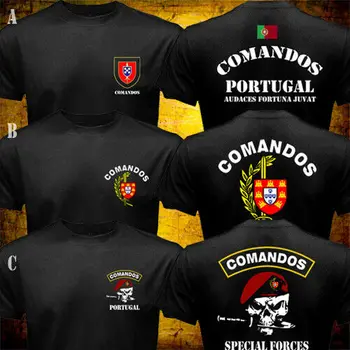 2020 vyrų marškinėliai portugalų Armijos Specialiosios Pajėgos Commando Comandos Portugalijos Karinių T-shirt