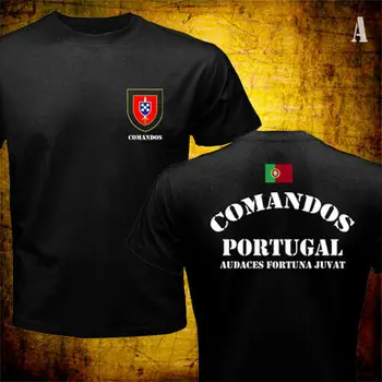 2020 vyrų marškinėliai portugalų Armijos Specialiosios Pajėgos Commando Comandos Portugalijos Karinių T-shirt