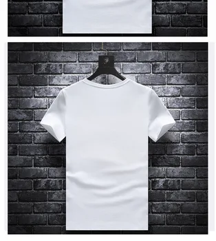 2020 Šviesus Cirkonio Tigras T Shirt Mens Mados Drabužių Streetwear Trumpas Rankovės O Kaklo Modalinio Ir Medvilnės Tshirts Camisetas Hombre